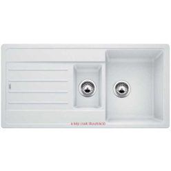Gránit mosogató Blanco Legra 6S SG fehér