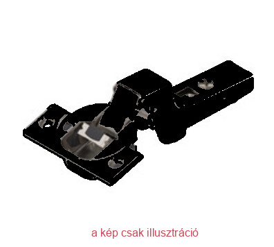 BLUM CLIP Top BLUMOTION kivetőpánt félig ráütődő fékes 110° 71B3650 ONSOnyxfekete