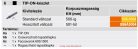 BLUM Tip-On készlet Standard pánthoz szürke 956.1004
