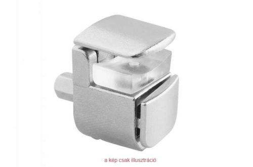 Üveg polctartó króm PP-G-E410-01 4-10mm