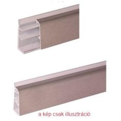 3501 vízvető szálcsiszolt inox 4m