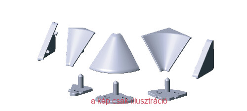Egységcsomag 3502 alu vízvetőkhöz