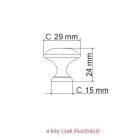 Fogantyú GP19-WHT AB réz antik