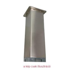 Inox szekrényláb 150mm INOX 60x60mm