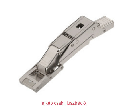 BLUM CLIP Top BLUMOTION kivetőpánt Cristallo üvegpánt 110° rugó nélkül