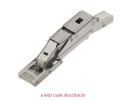 BLUM CLIP Top BLUMOTION kivetőpánt Cristallo üvegpánt 110°