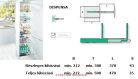 Kesseböhmer Dispensa kosár  porszórt szürke 400mm