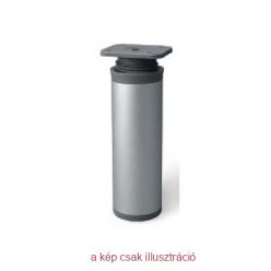 Műanyag bútorláb 120mm szálcsiszolt alu