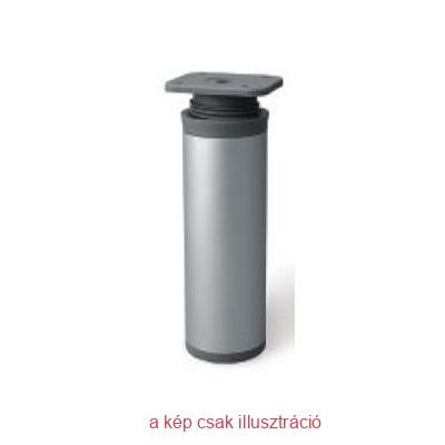Műanyag bútorláb 120mm szálcsiszolt alu
