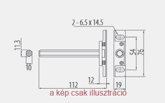 Átlátszó polctartó vákuumos 50 db