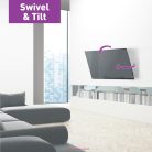 Fali LCD TV konzol 29"-65" 2 funkció 74-165 cm