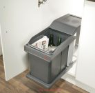 HAILO egyrészes hulladéktároló 20L 400mm ajtóhoz nem  rögzíthető
