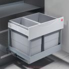 HAILO két rekeszes hulladéktároló 12+18L 600 mm előlap nélkül