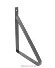 Polctartó GTV GINO 300x220mm matt fekete