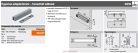 BLUM Tip-On hosszított egyenes adapter fekete 956A1201