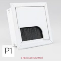 Kábelkivezető 80x80 fehér