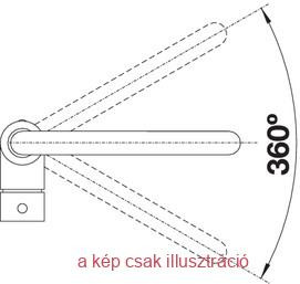 BLANCO Mili álló csaptelep, HD fehér