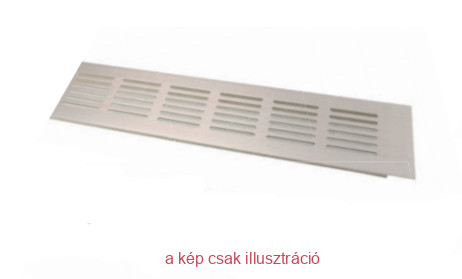 ATM Szellőzőrács 60x250mm inox
