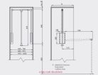GTV Ruhalift antracit 875-1200 mm