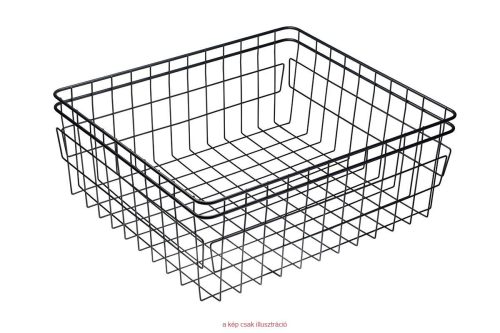 Gardrob kosár 600mm sín nélkül antracit