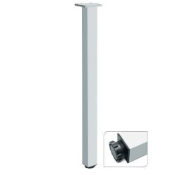 Asztalláb szögletes ALU 820mm