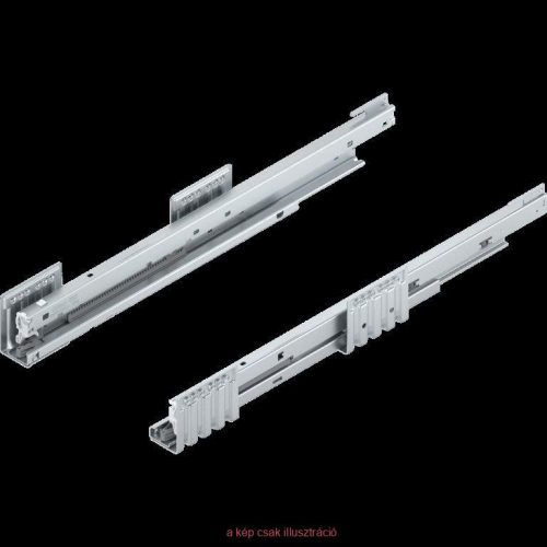 BLUM MERIVOBOX korpuszsín, 40 kg, NH=500 mm, jobb+bal