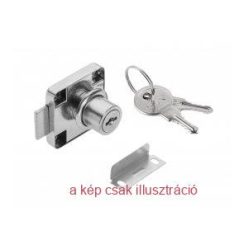 GTV fiókzár ZZ-KM-138-01 króm sima kulcs