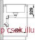 Gránit mosogató Blanco Legra XL 6S SG törtfehér