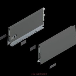   BLUM MERIVOBOX káva, magassága M (91 mm), NH=300 mm, jobb+bal  orion szürke