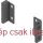 BLUM MERIVOBOX Fa hátfalrögzítő, magassága M (108mm), jobb+bal