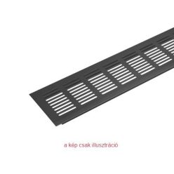 ATM Szellőzőrács 80x480mm fekete