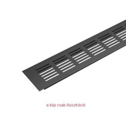 ATM Szellőzőrács 60x800mm fekete