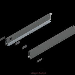   BLUM MERIVOBOX káva, magassága N (68.5 mm), NH=500 mm, jobb+bal orion szürke