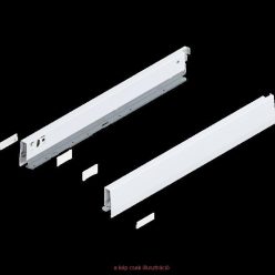   BLUM MERIVOBOX káva, magassága N (68.5 mm), NH=500 mm, jobb+bal fehér