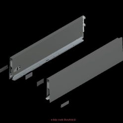   BLUM MERIVOBOX káva, magassága K (129 mm), NH=300 mm, jobb+bal orion szürke