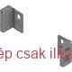 BLUM MERIVOBOX Fa hátfalrögzítő, magassága N (82,5mm), jobb+bal