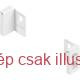 BLUM MERIVOBOX  Fa hátfalrögzítő, magassága N (82,5mm), jobb+bal
