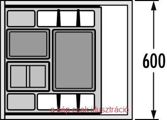 HAILO Separato K600 20+20L 557x491x430