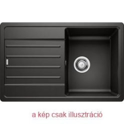 Gránit mosogató Blanco Legra 45S SG fekete DN