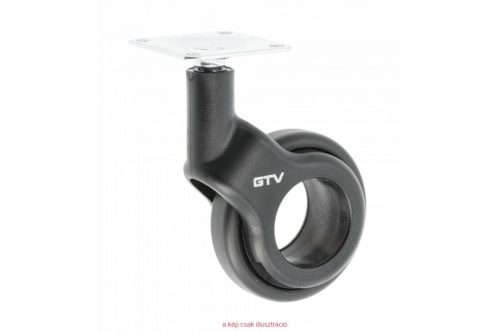 Bútorgörgő  60 mm fekete GT-KM-STRADA-BH