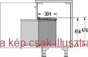 HAILO AS Mono 20l inox/fekete 400mm