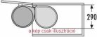 HAILO AS Mono 15l inox/fekete 400mm