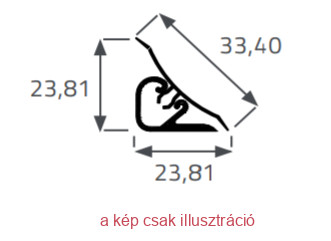 Vízvető fekete 120V.0301K3000