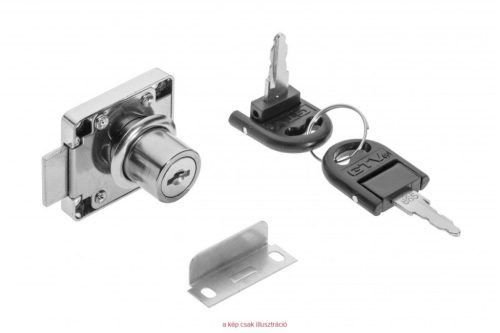 GTV fiókzár ZZ-ZN-338-01 króm csuk.kulcs