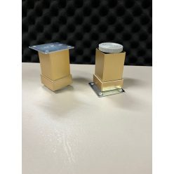 Fém szekrényláb 40X40X80mm  arany