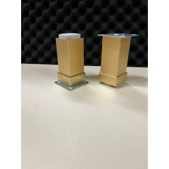 Fém szekrényláb 40X40X100mm  arany