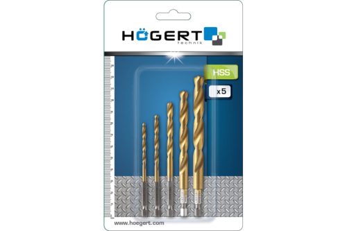 HÖGERT Furószár készlet fémhez BIT