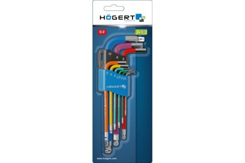 Imbuszkészlet 9db színkódos 1,5-10mm