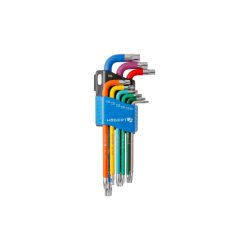 Torxkészlet 9db színkódos T10-T50