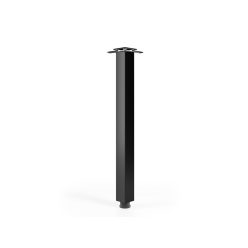Asztalláb 820x60x60mm fekete